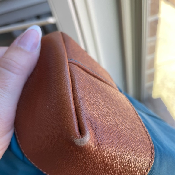 Tory Burch Teal Blue and Tan Tote Bag - Picture 8 of 11